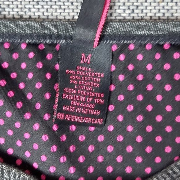 NWT MATERIAL GIRL "DENIM FEEL" FLORAL ACCENTED BIKINI BOTTOMS (M) - Picture 7 of 9